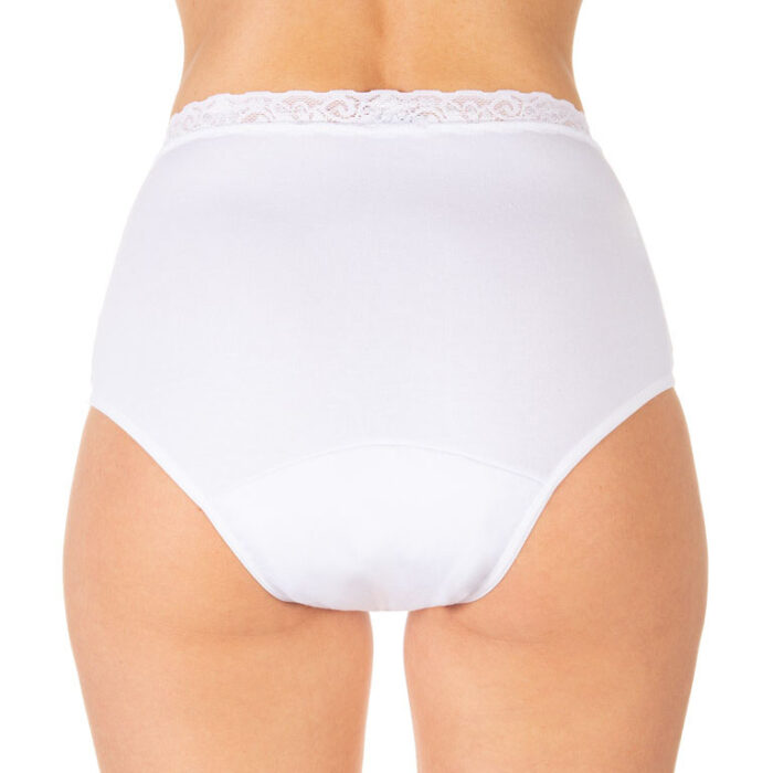 Calcinha Absorvente Incontinência Urinária Retex - New Classic Com Renda BrancaNTE INCONTINÊNCIA URINÁRIA RETEX – NEW CLASSIC COM RENDA calcinha absorvente incontinência urinária retex - new classic com renda branca