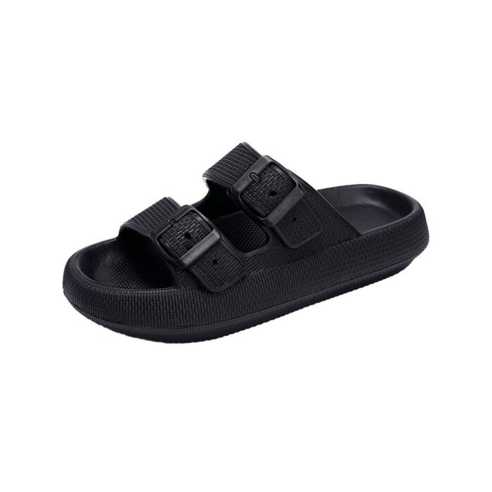 chinelo nuvem ortopédico fly feet - chinelo nuvem preto