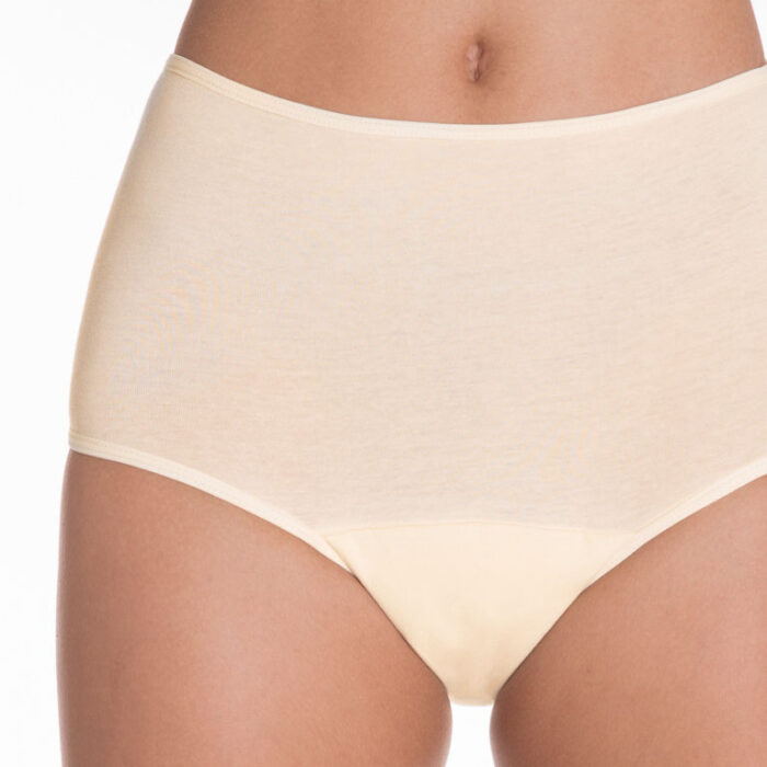 calcinha absorvente incontinência urinária retex - classic bege