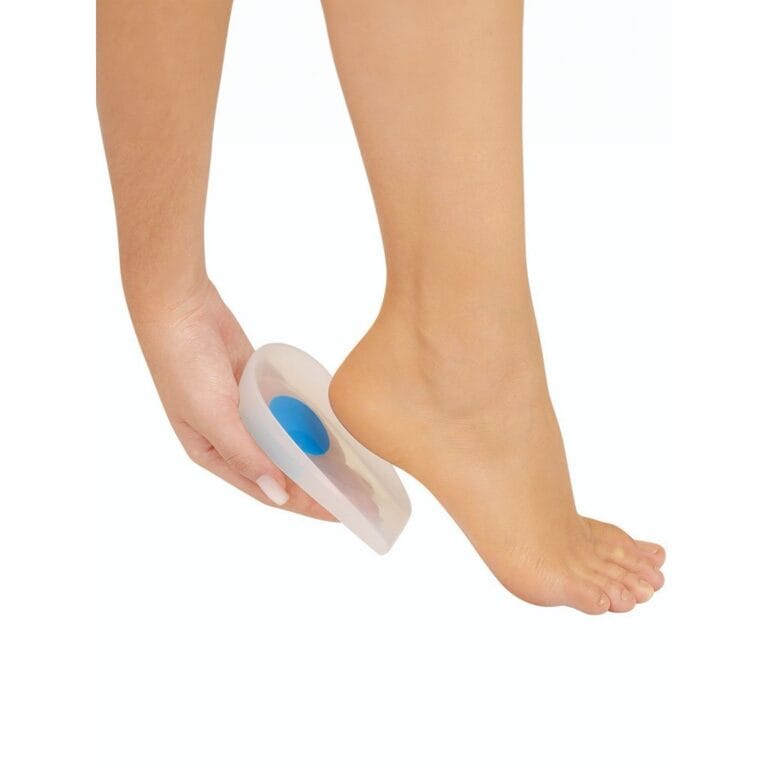 CALCANHEIRA DE SILICONE AZUL ACTION SPORT - Ortopédico